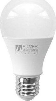 silver electronics Żarówka kulista LED Silver Electronics ECO E27 15W Białe Światło - 6000K