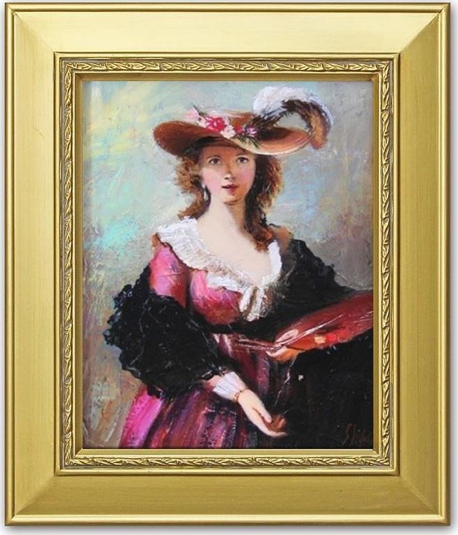 GO-BI Obraz Inni ręcznie malowany 27x32cm uniwersalny