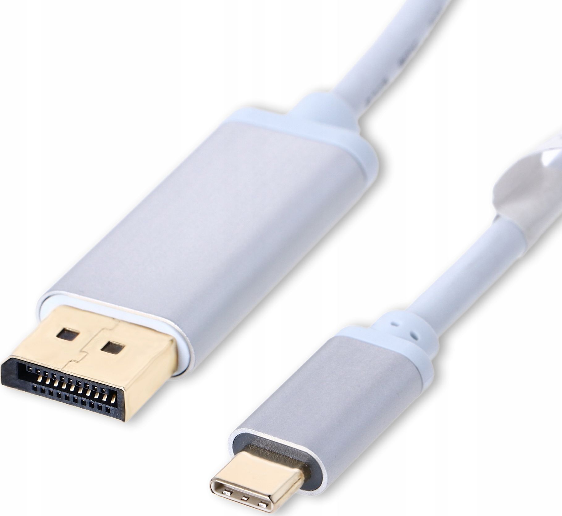 Kabel USB Pawonik USB-C - DisplayPort 1.8 m Srebrny