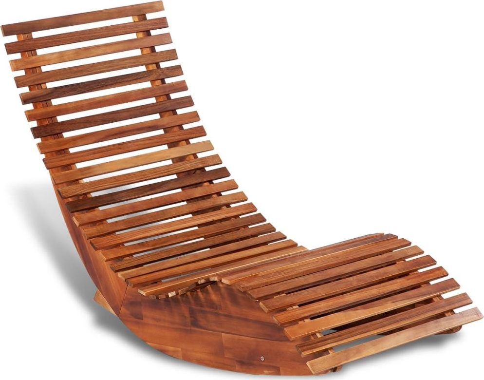 vidaXL bujany leżak, drewno akacjowe (42652)
