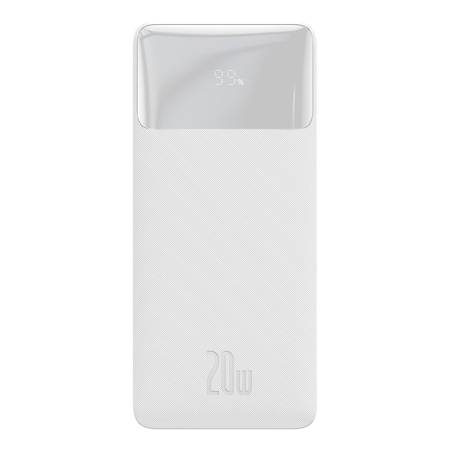 Powerbank Baseus Bipow Digital Display 20W 30000mAh Biały