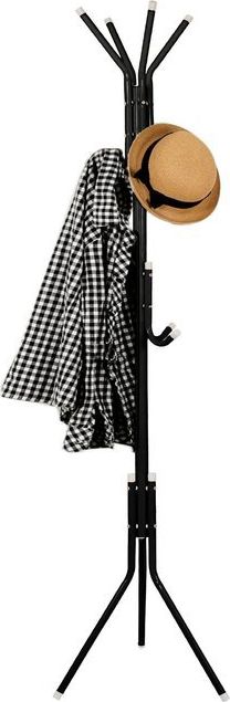 Springos Wieszak na ubrania 177cm stojak czarny UNIWERSALNY