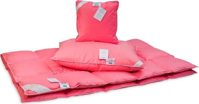 AMZ Komplet Dziecięcy + 40 x 60 Półpuch Róż 100x135