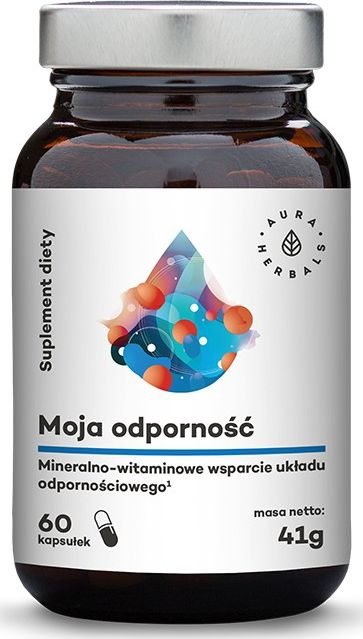 Aura Herbals Aura Herbals Moja odporność Minerały i Witaminy - 60 kapsułek