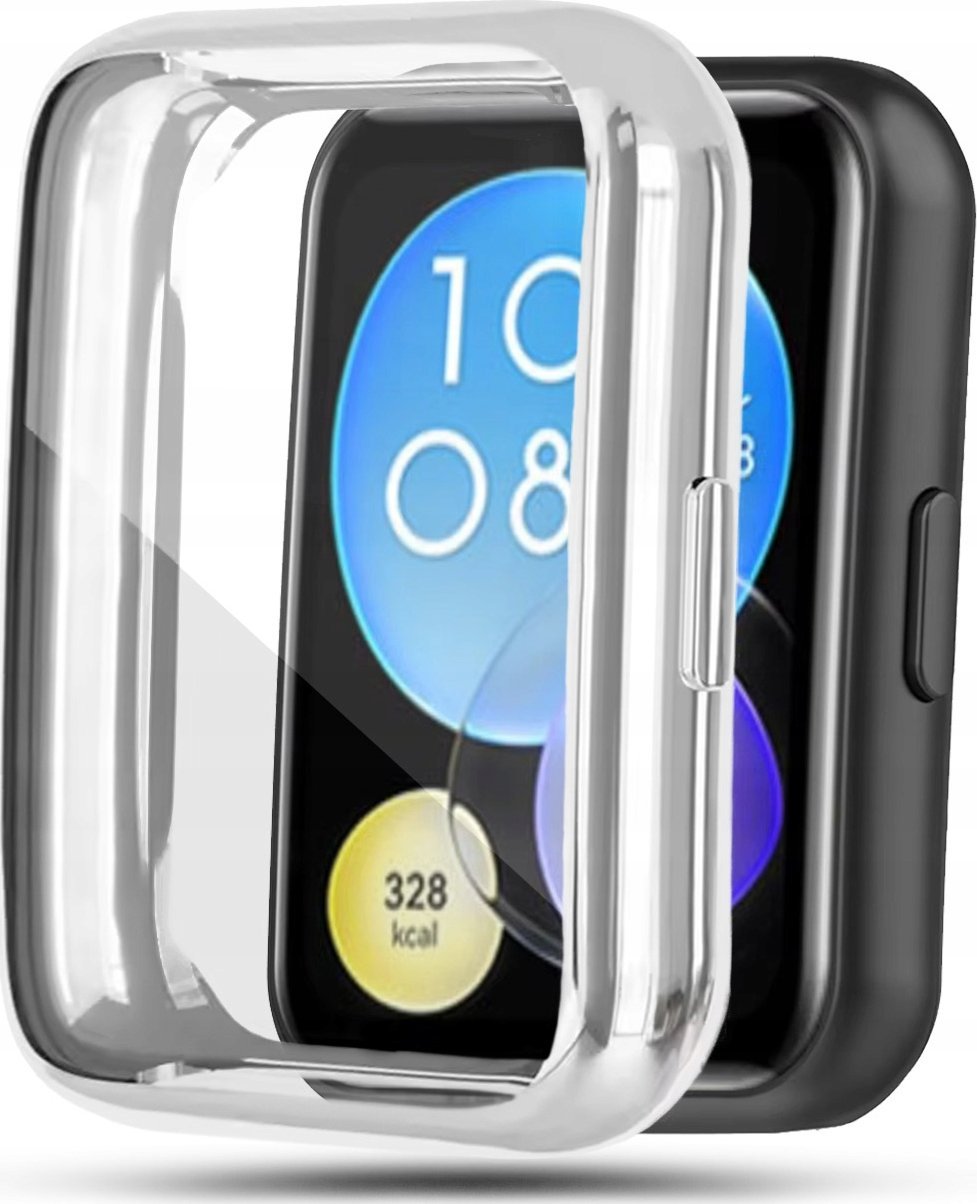 ETUI SILIKONOWE OCHRONNE CASE + 2w1 DO HUAWEI WATCH FIT 2 | KOLORY |PREMIUM