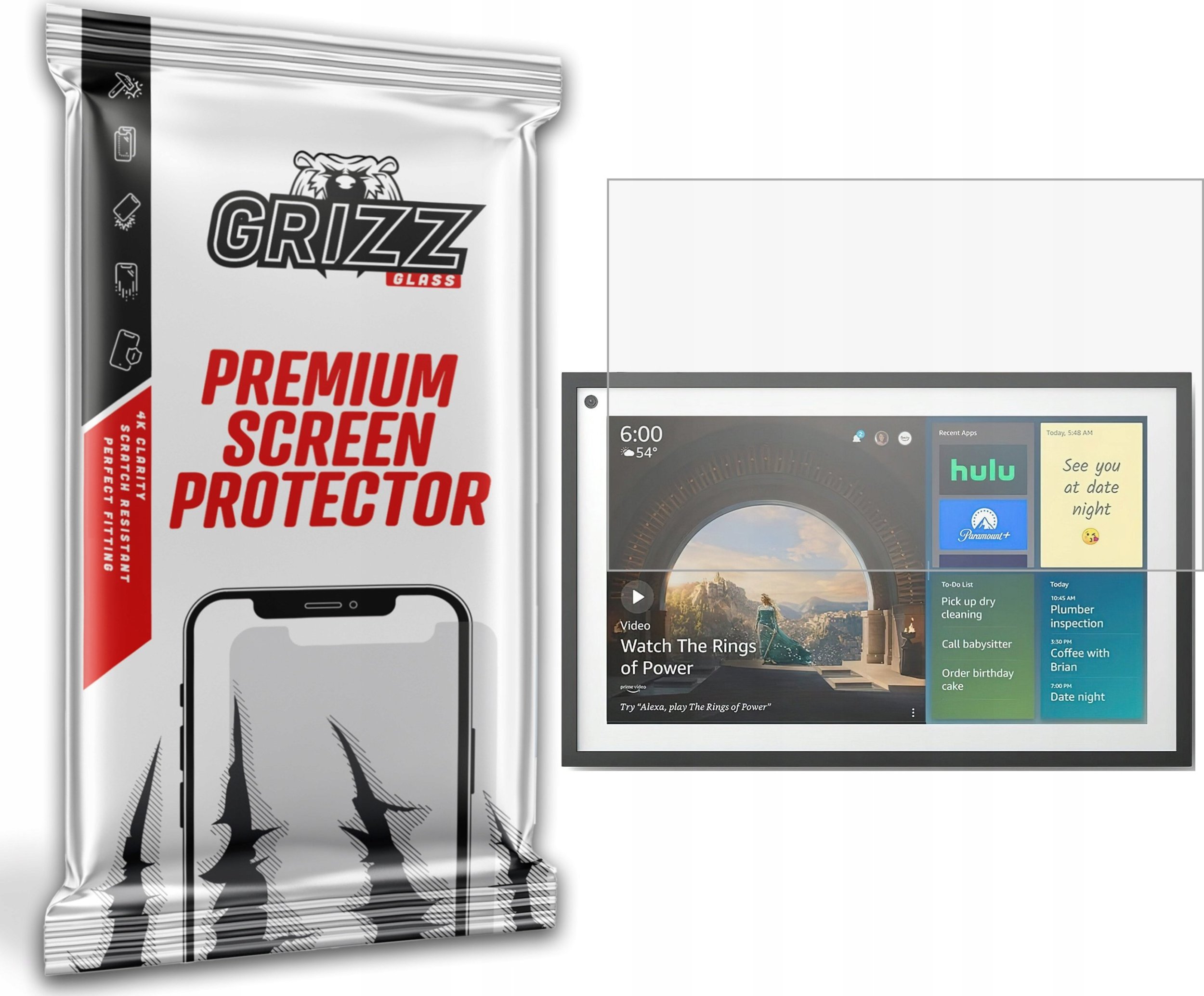 GrizzGlass Folia matowa GrizzGlass PaperScreen do Amazon Echo Show 15