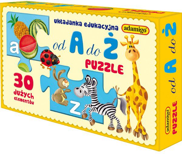 Adamigo Układanka od A do Ż - 6502