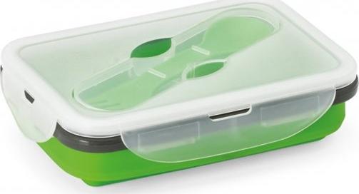 Termio Lunchbox z łyżko-widelcem hermetyczny SLICK 640 ml (zielony)