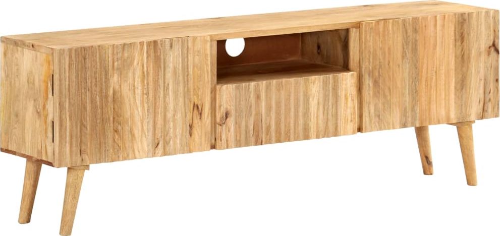 vidaXL Szafka pod TV, 140x30x49 cm, lite drewno mango