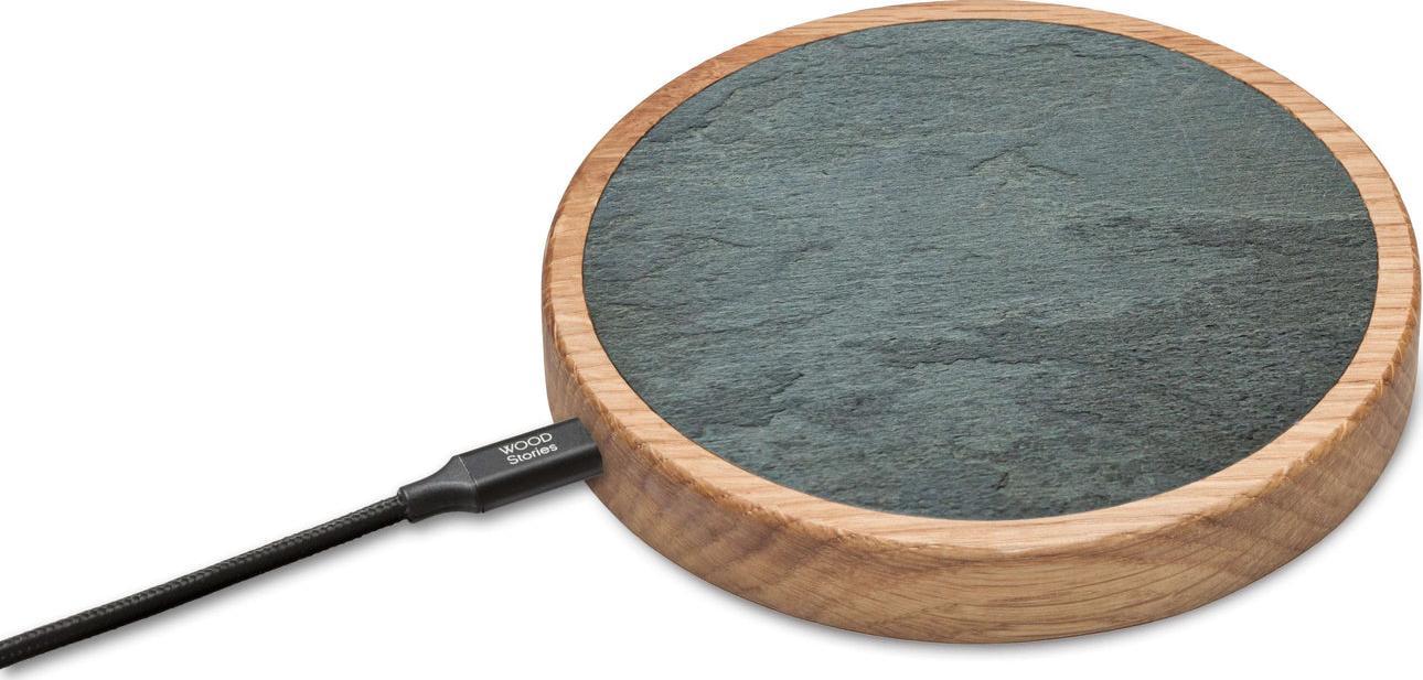 Ładowarka Wood Stories Stone California Gold Dąb Indukcyjna