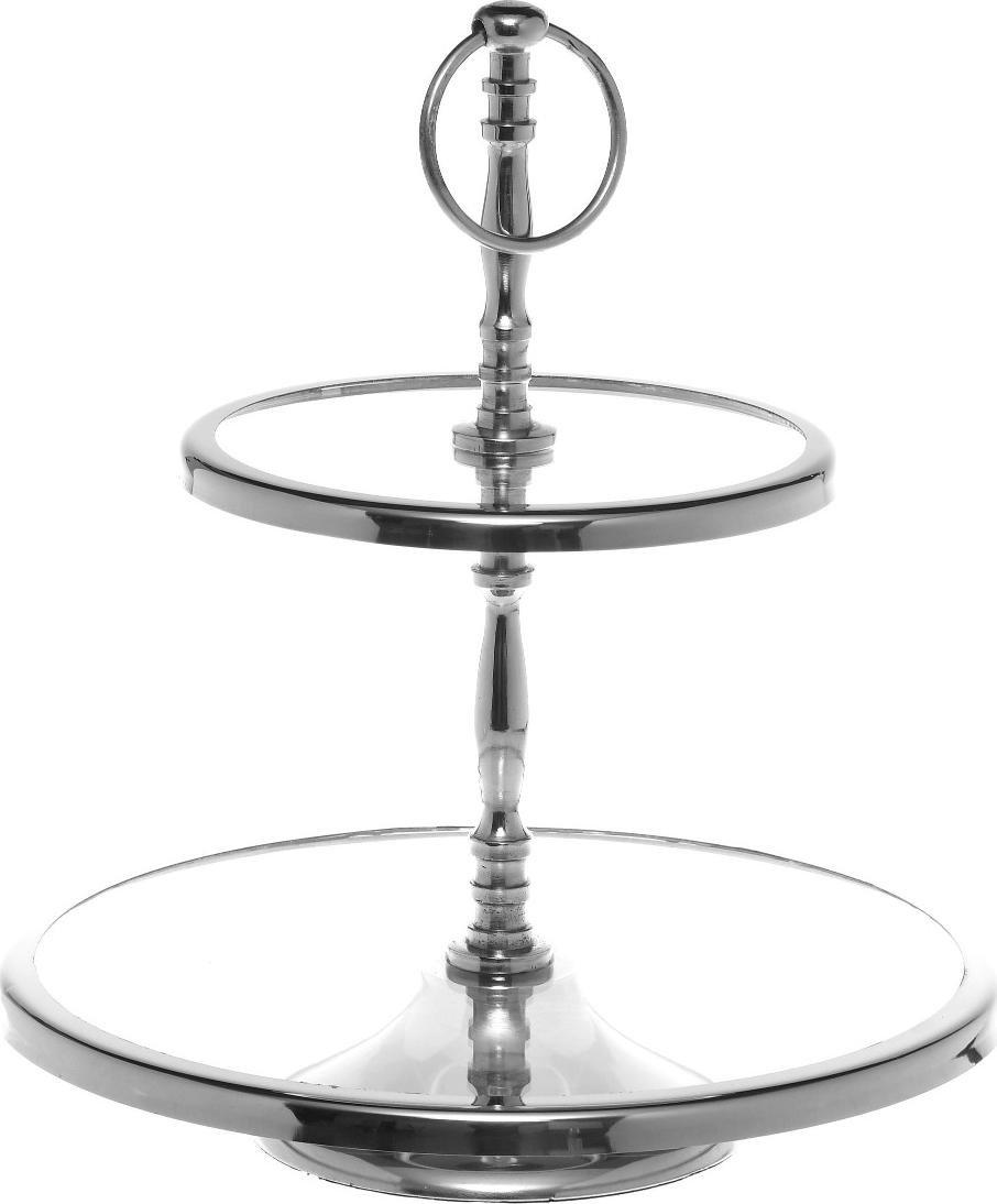 Miloo Home ETAŻERKA DEKORACYJNA DWUPOZIOMOWA DOLCETTE 28X18X33 CM