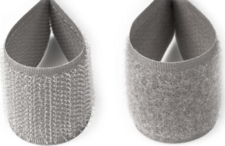 Kacperek Rzep taśma rzepowa 25mm 5mb (szary)