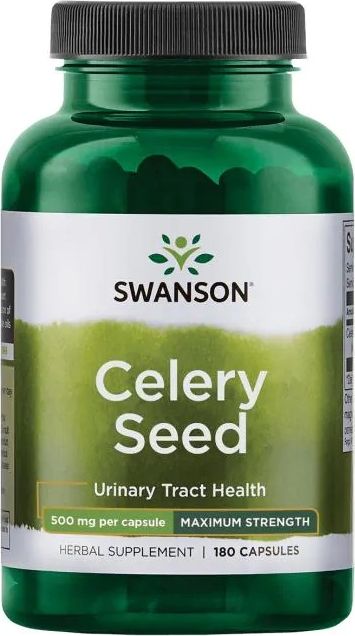 Swanson Swanson - Ekstrakt z Nasion Selera, 500mg, 180 kapsułek