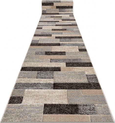 Dywany Łuszczów Chodnik FEEL 5756/15055 PROSTOKĄTY beż 120 cm, 120x390 cm
