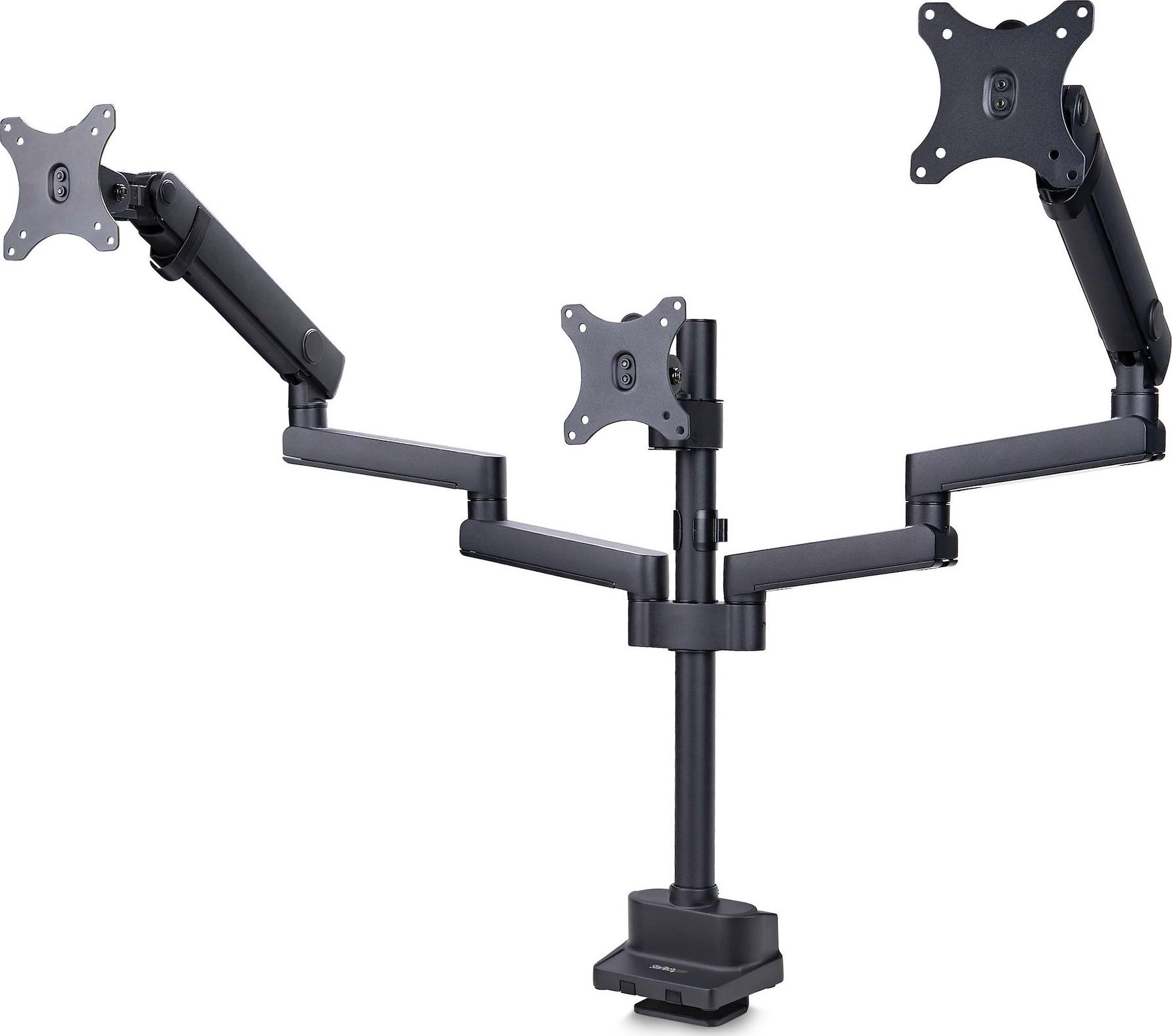 StarTech StarTech 3MP2AG-MONITOR-ARM uchwyt / stojak do monitorów 68,6 cm (27") Biurko Czarny