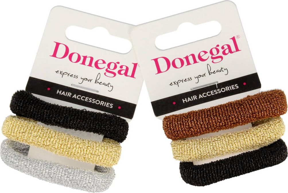 Donegal DONEGAL Ozdoby do włosów - frotki (FA-5680) - mix kolorow 1 op.-3szt