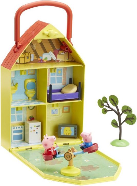 Figurka Tm Toys Świnka Peppa - Domek Peppy z ogródkiem (PEP 06156)