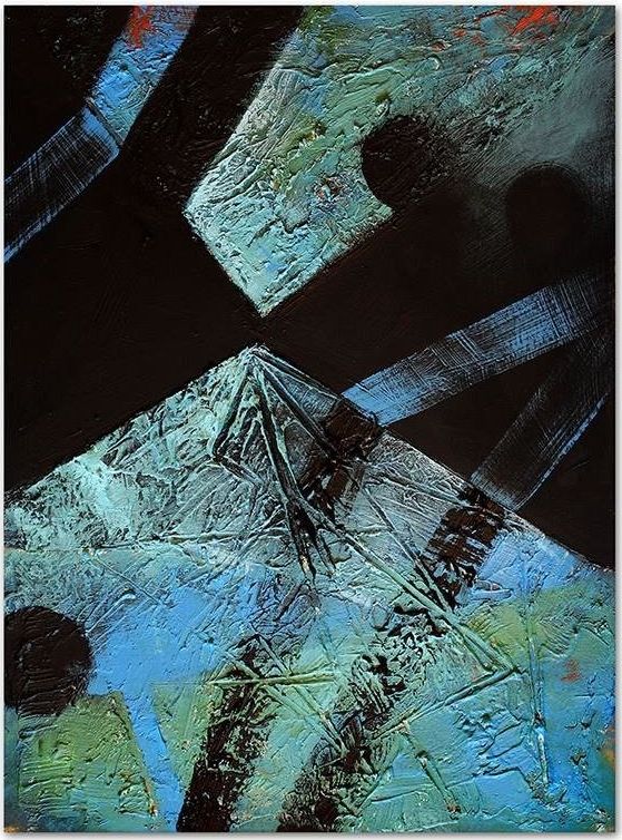 GO-BI Obraz "NOWOŚCI" - olejny, ręcznie malowany 110x150cm