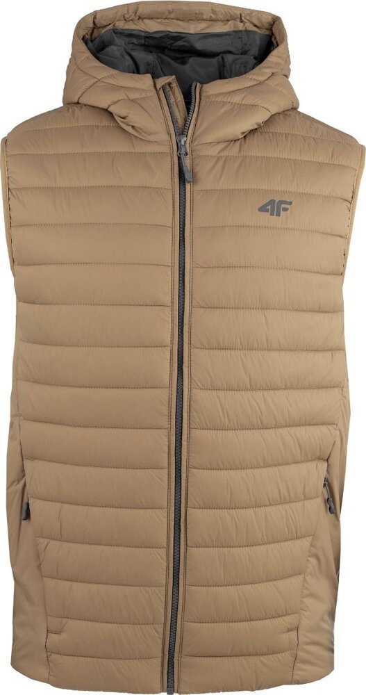 4f Kamizelka męska 4F M063 jasny brąz 4FAW23TVESM063 82S M
