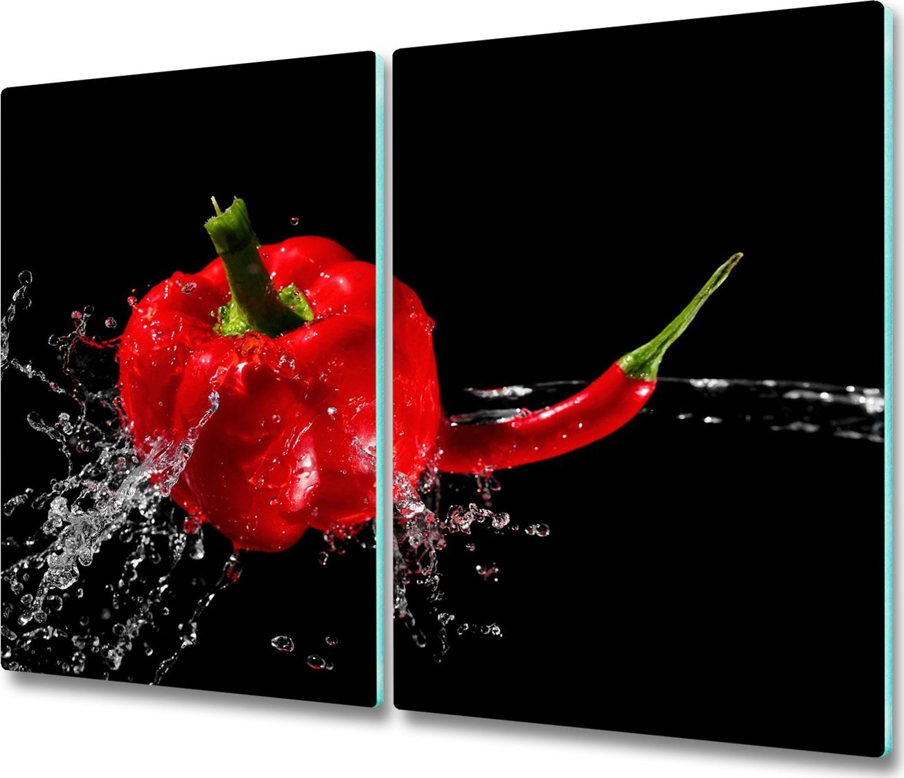 Deska do krojenia Tulup szklana 52x30cm 2szt.