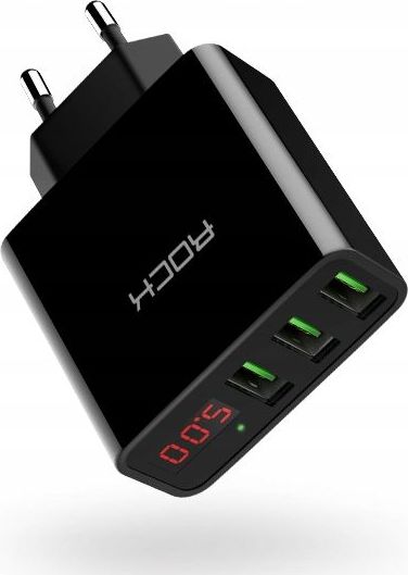 Ładowarka Rock T14 LED 3x USB-A 3 A (6950290683534)