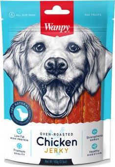 Wanpy Przysmak dla psa kawałki kurczaka 100g