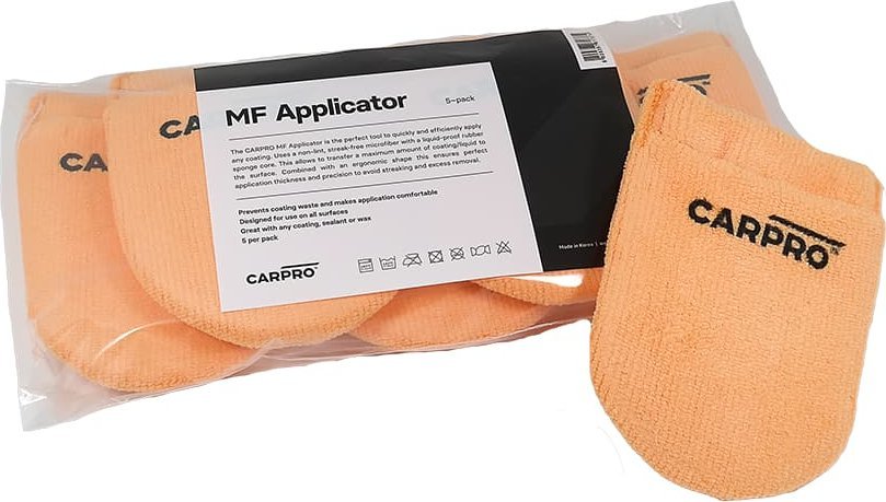 CarPro CarPro MF Applicator - zestaw pięciu aplikatorów z mikrofibry