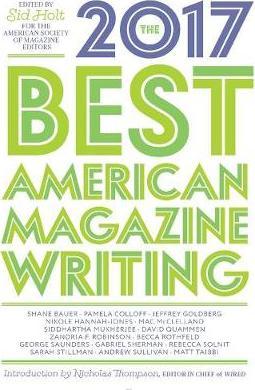 The Best American Magazine Writing 2017