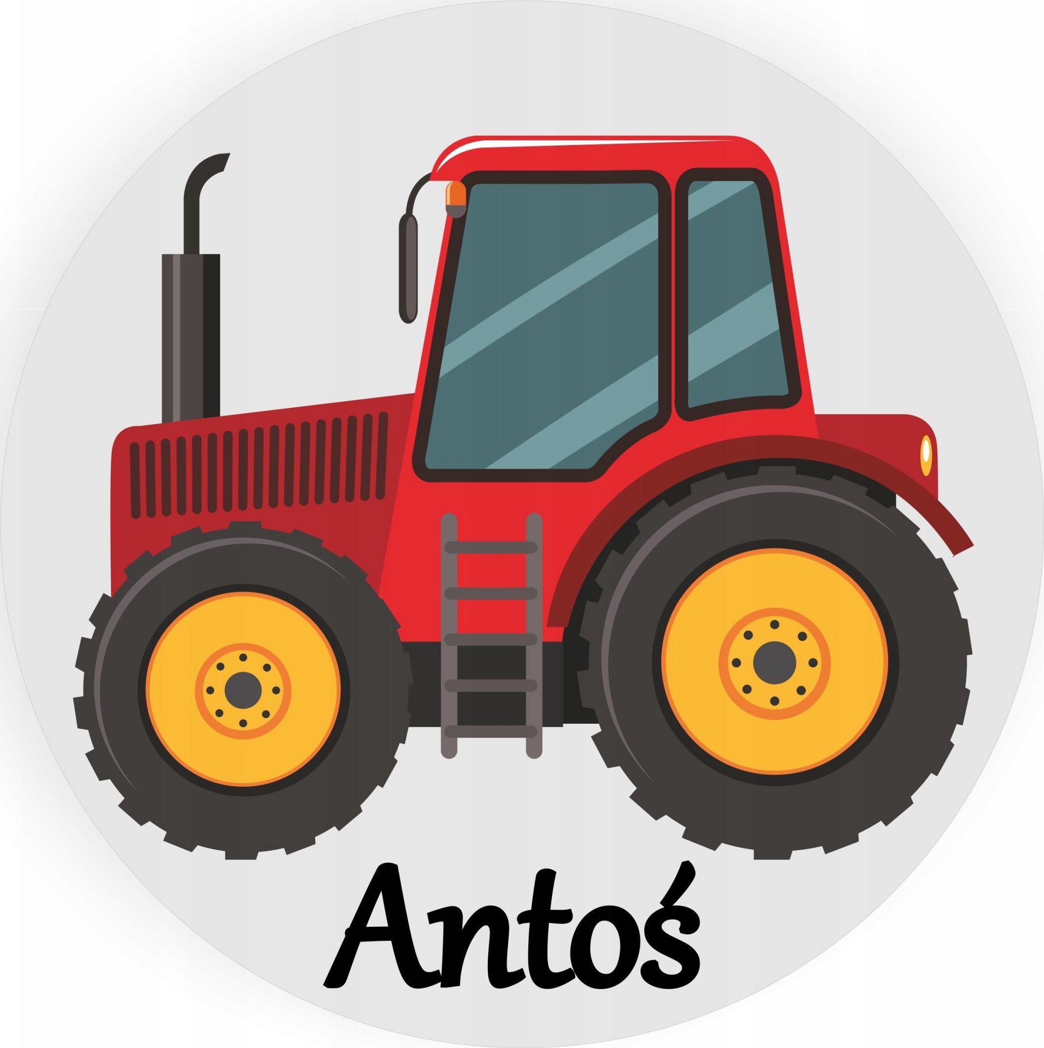 naSciane Lampka nocna LED traktor z imieniem na prezent