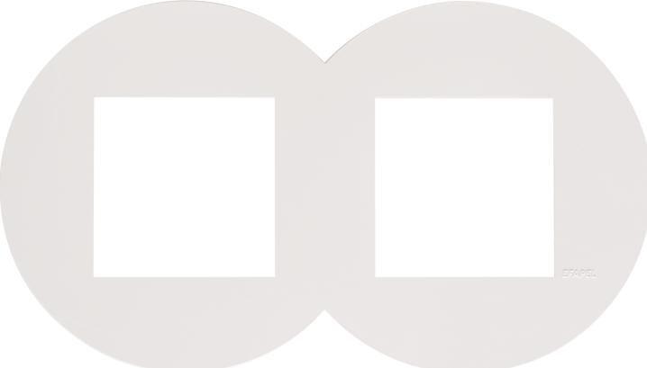 Efapel EFAPEL QUADRO45 RAMKA 2-KROTNA BIAŁY 45921 KBR