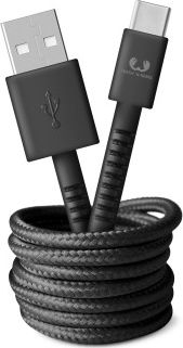 Kabel USB Fresh n Rebel USB-A - USB-C 1.5 m Szary (001911340000)