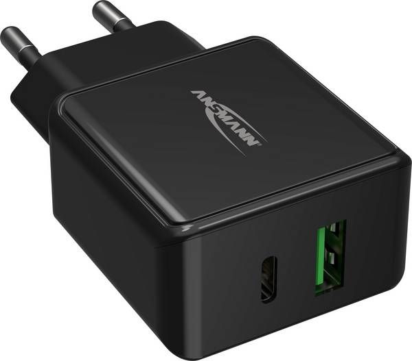 Ładowarka Ansmann HC218PD 1x USB-A 1x USB-C 3 A (1001-0109)