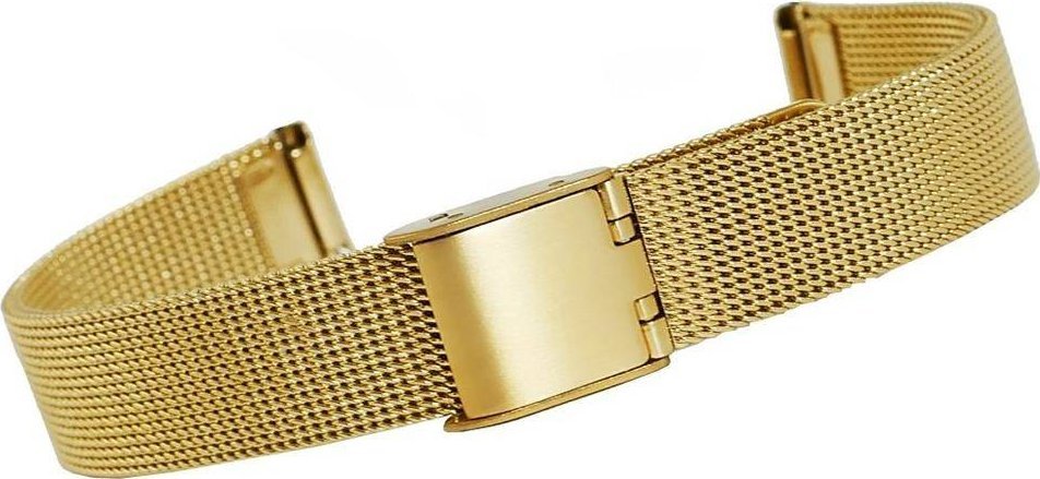 Upominkarnia Bransoleta Siatka Złota 12 mm 301G12