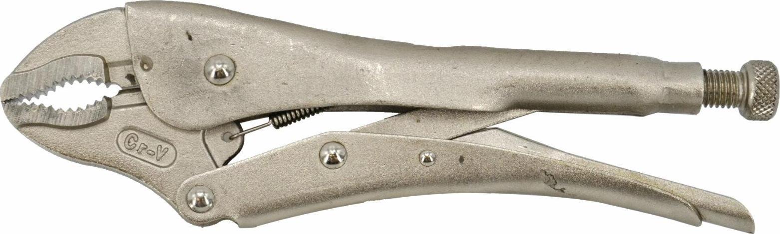 AWTools Szczypce zaciskowe morsea 125mm szczęki wygięte AW31200