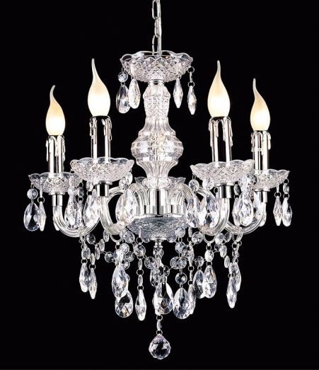 Lampa wisząca Italux Whiz retro klasyczna chrom (L.90690/5CLE)