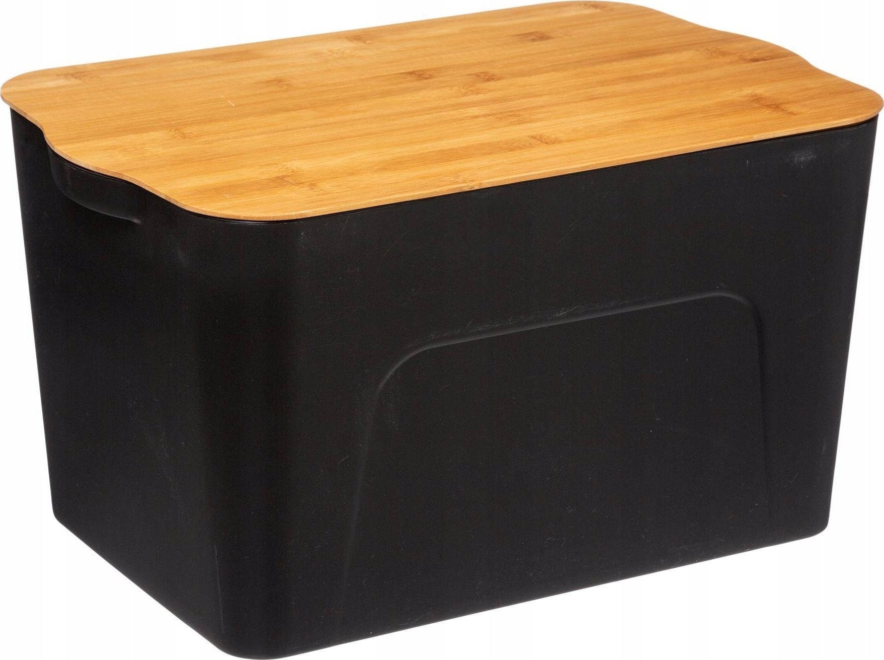 5five Pudełko plastikowe z bambusową pokrywką, 24 litry