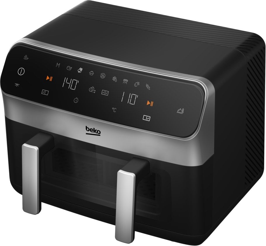 Beko FRL6488 Podwójny 9,5 l Autonomiczny 2400 W Frytkownica na gorące powietrze Czarny
