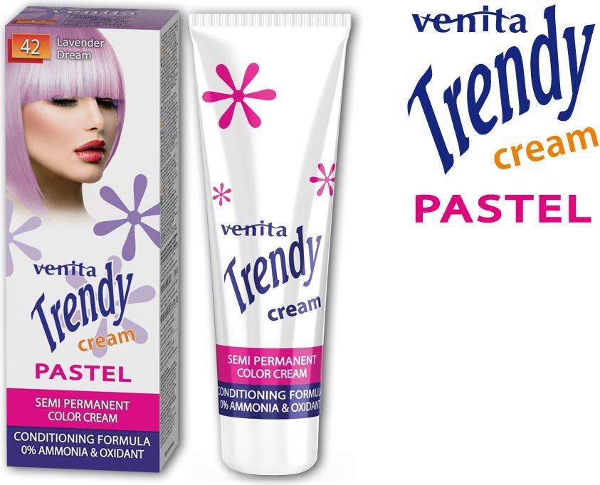 Venita Toner Trendy Color Krem w tubie 75ml nr 42 lawendowy sen