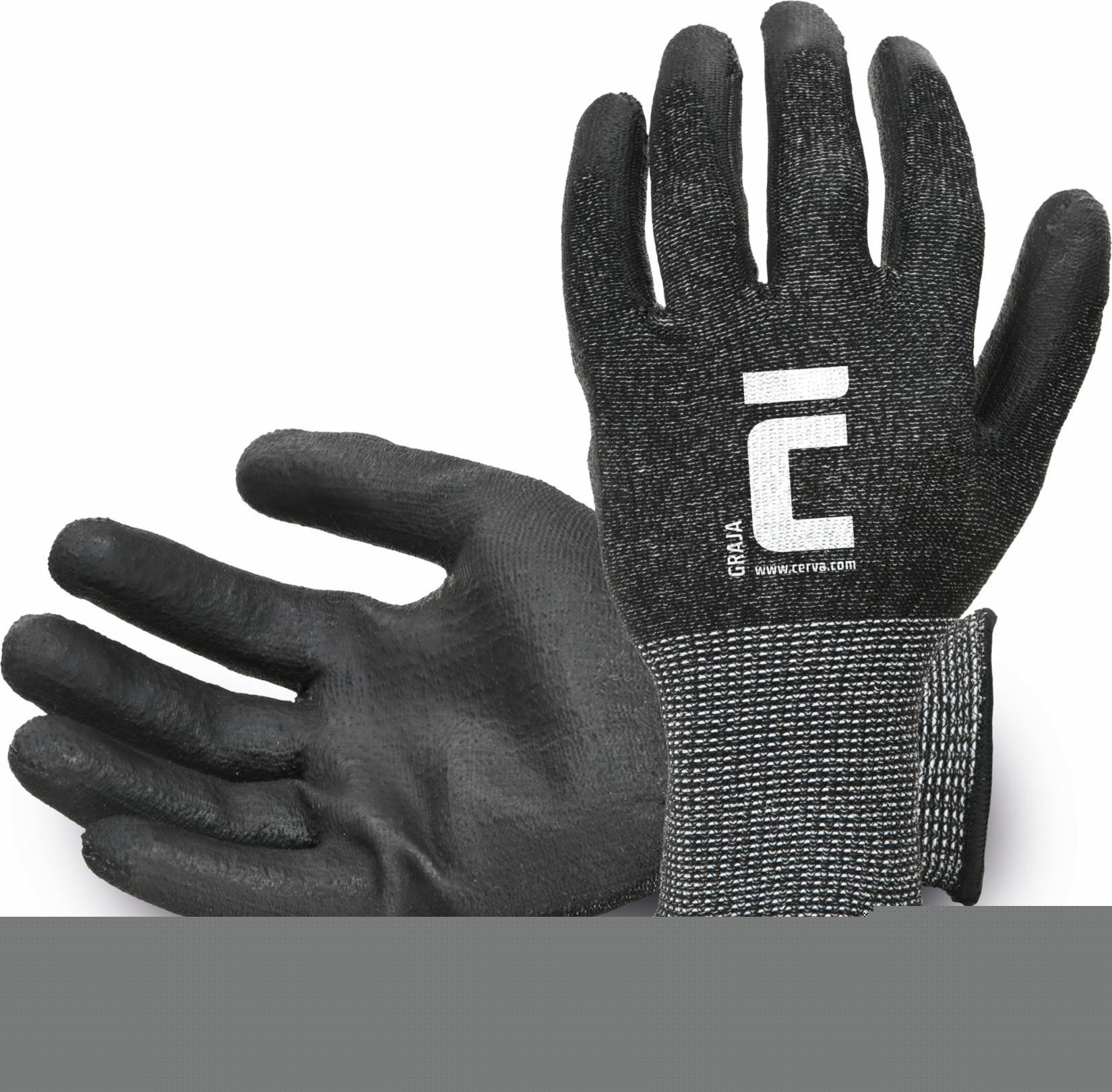 CERVA GRAJA - rękawice odporne na przecięcie i przekłucie - HV żółty 7