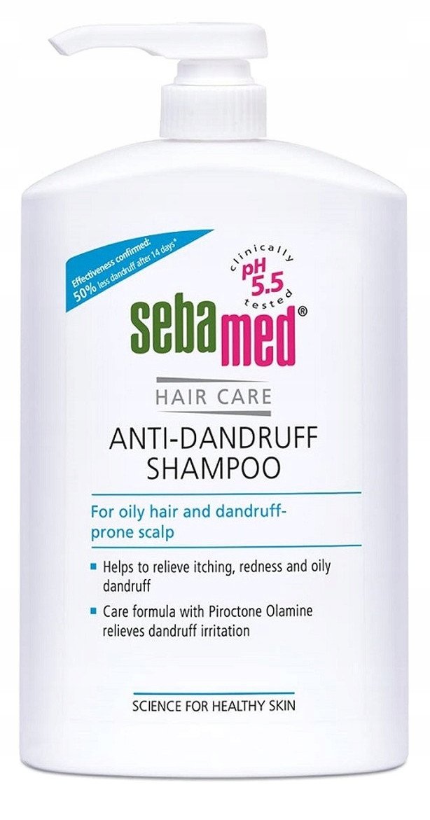 Šampūnas nuo pleiskanų Sebamed Anti-Dandruff, 1000 ml
