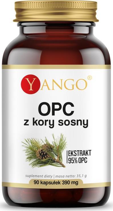 Yango Ekstrakt z Kory Sosny OPC 95% 90 kapsułek YANGO