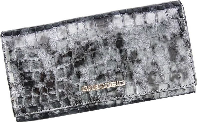 Pellucci Portfel damski skórzany PELLUCCI FS-114 Popiel uniwersalny