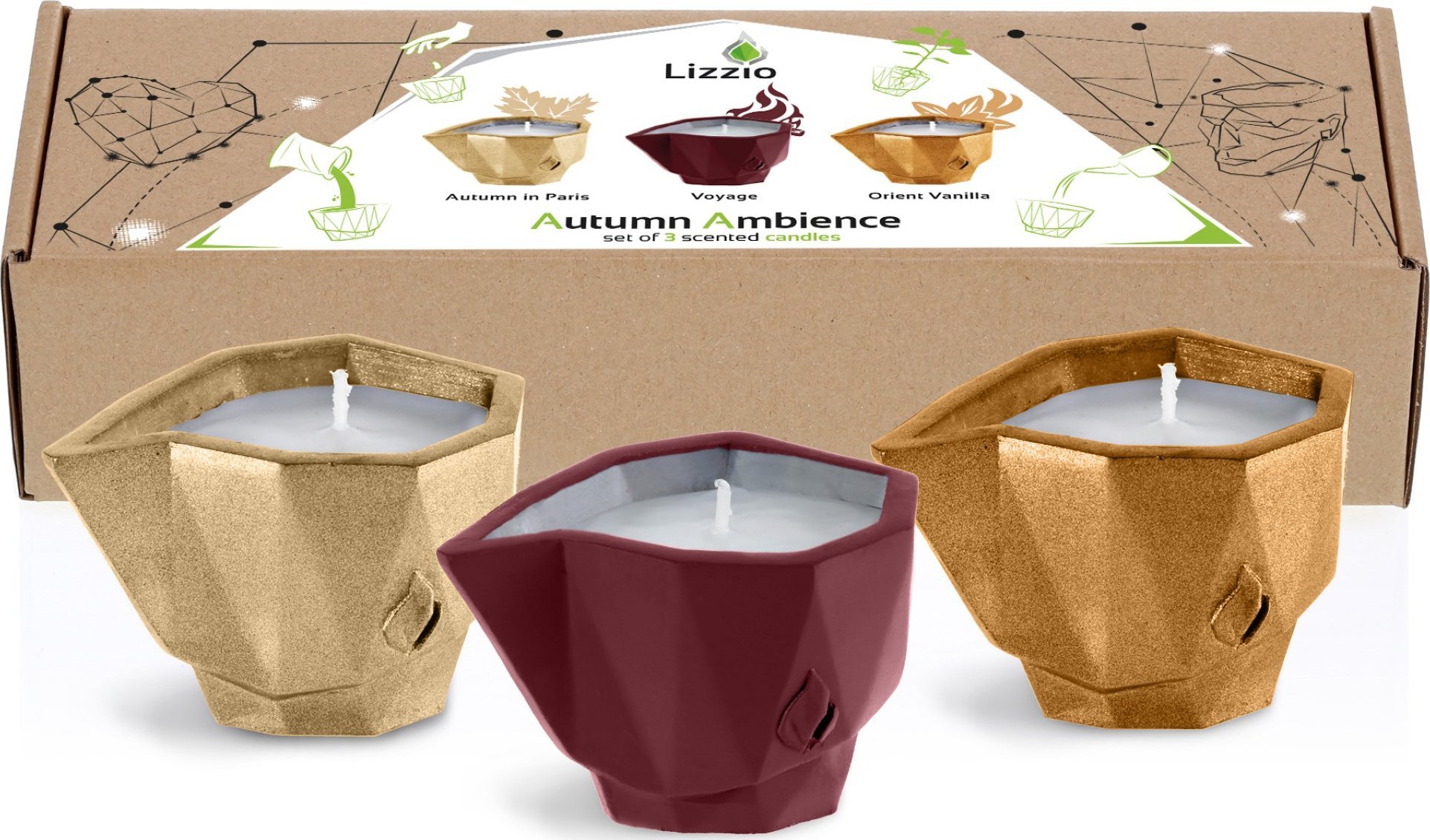 Candellana 3x Wkład Zapachowy Autumn Ambience Świeca zapachowa