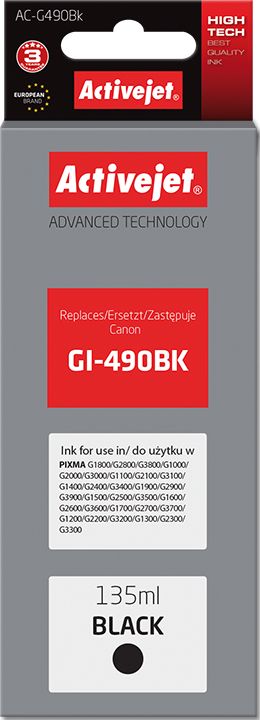 Tusz Activejet Tusz AC-G490Bk (black)