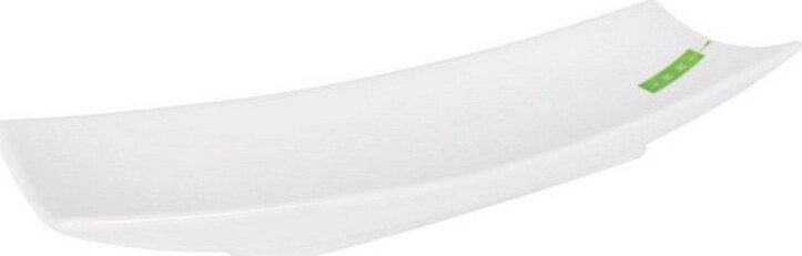 Bigbuy Cooking Taca Yummy Porcelana Biała (35,3 x 12 x 5 cm)