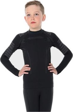 Brubeck Koszulka juniorska THERMO Junior czarna r. 152/158 (LS13640)