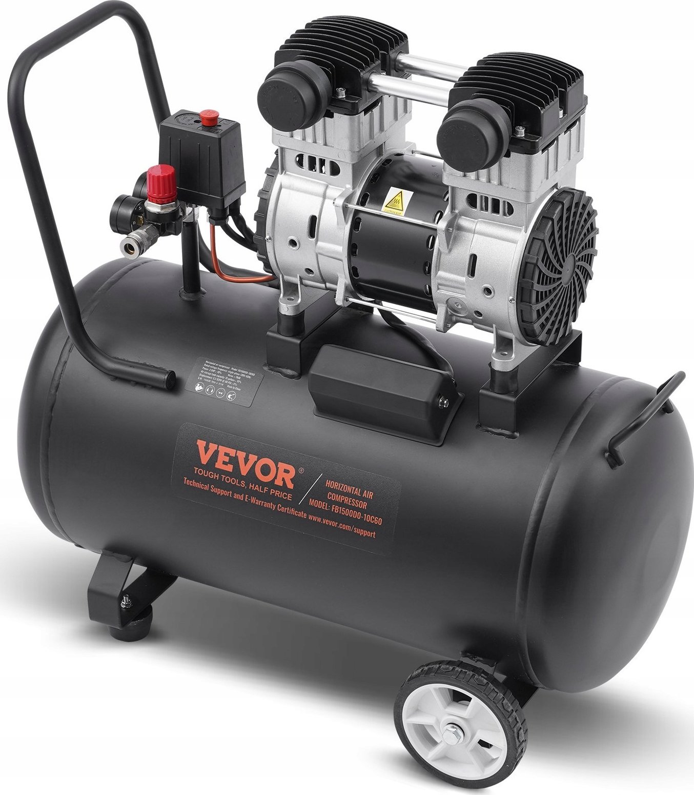 Przenośny Kompresor Powietrza 1250 W 60 L