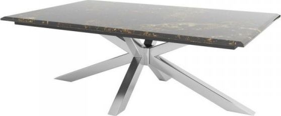 DKD Home Decor Stolik DKD Home Decor Marmur Stal (130 x 80 x 45 cm)