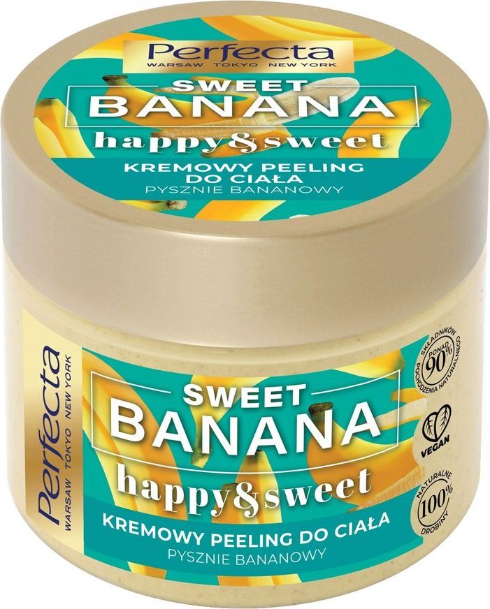 Perfecta Perfecta Sweet Banana Kremowy Peeling do ciała - gruboziarnisty 300g