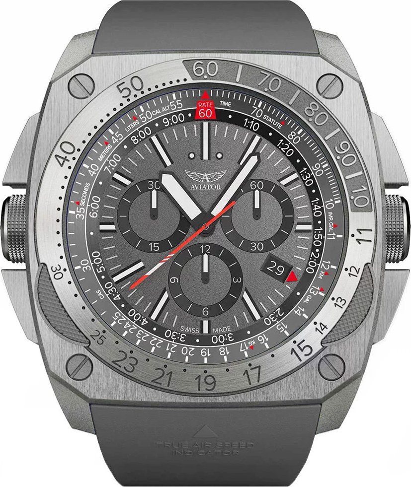 Zegarek Aviator Zegarek męski M.2.30.0.221.6 szary